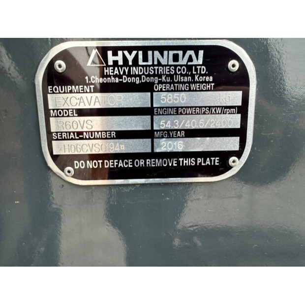 2016 Hyundai R60VS-47349408