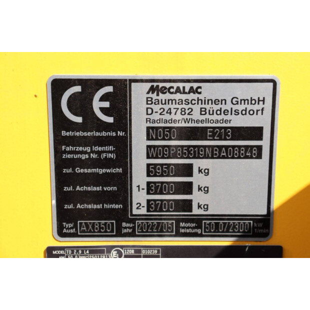 2022 Mecalac AX850-47350176