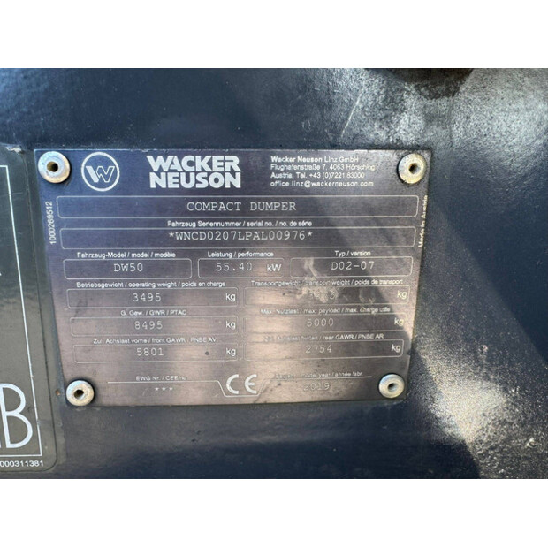 2019 Neuson DW50-47350570