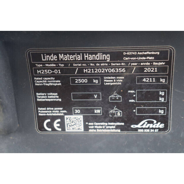 2021 Linde H25D-01-47351008