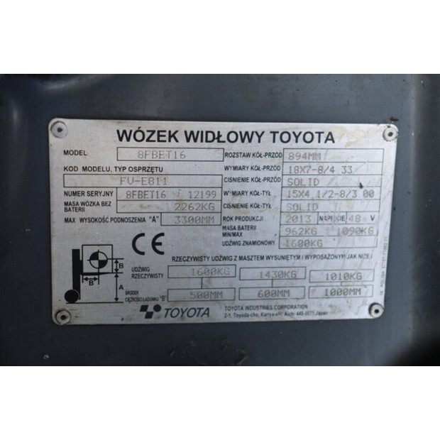 2013 Toyota 8FBET16-47351144
