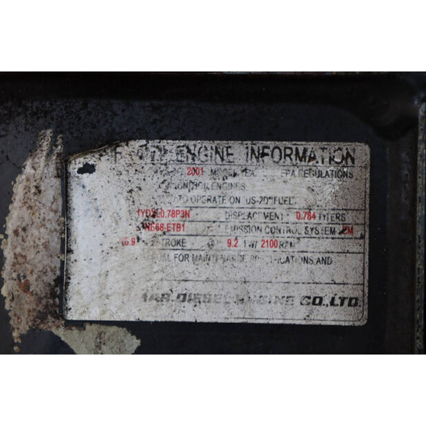 2001 TAKEUCHI TB016-47351819