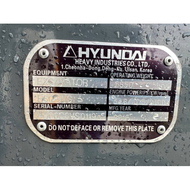 2016 Hyundai R60VS-47352886