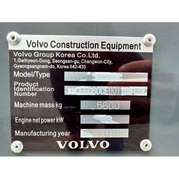 2014 Volvo EC60C-47352927