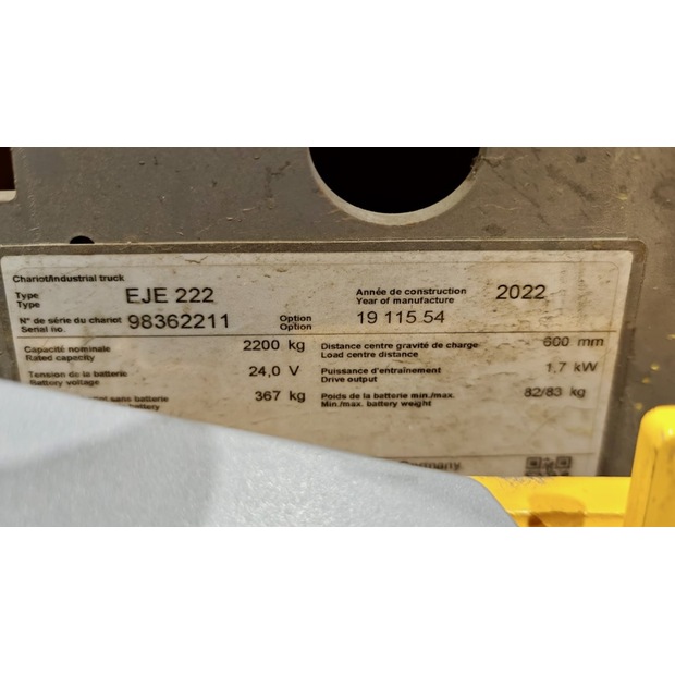 2022 Jungheinrich EJE 222 LI-ION-47409942