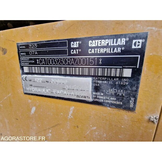2018 Caterpillar 323-47436456