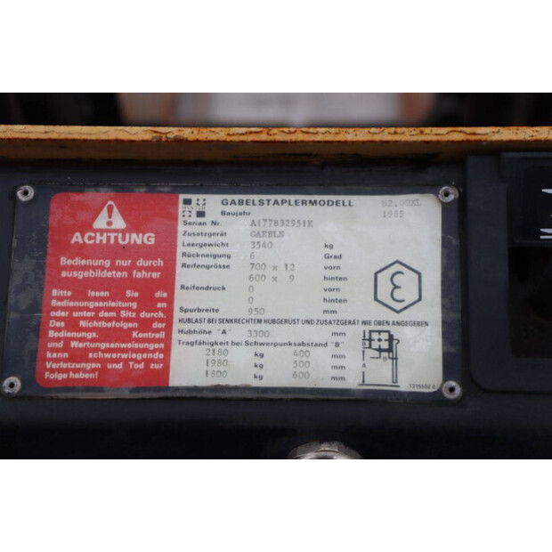 1989 Hyster H200 XL-47437919