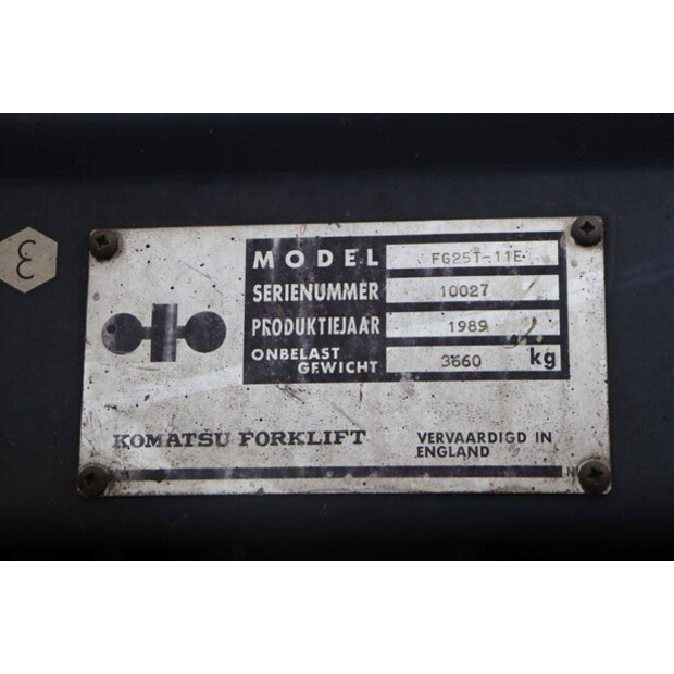 1989 كوماتسو FG25T-11E-47438360