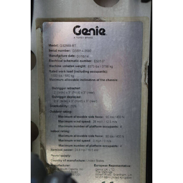 2014 Genie GS2669 RT-47439276
