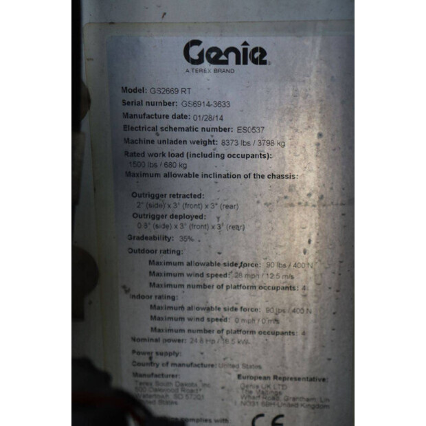 2014 Genie GS2669 RT-47439297