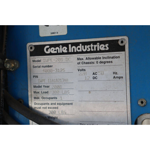 2000 Genie IWPE-20S-47439511