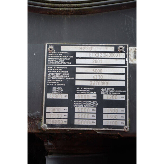 2001 Linde H220-47440494