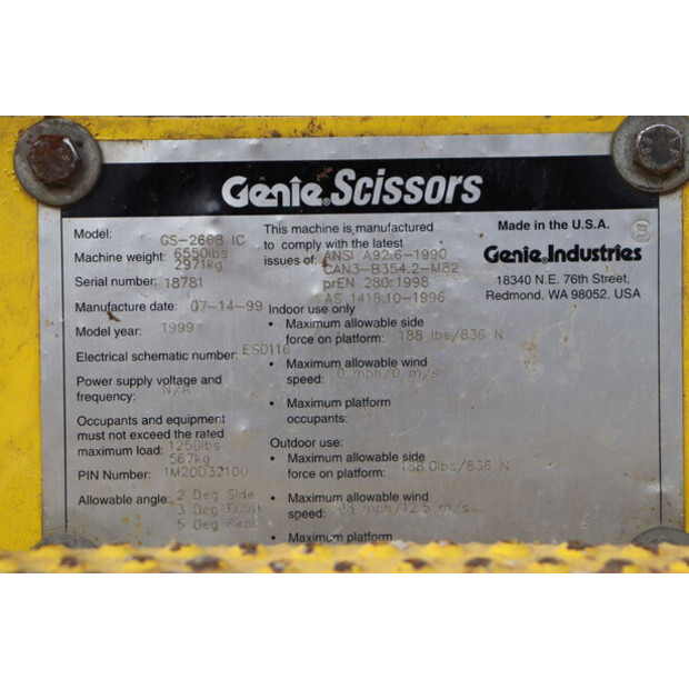 1999 جيني GS-2668 IC-47441517