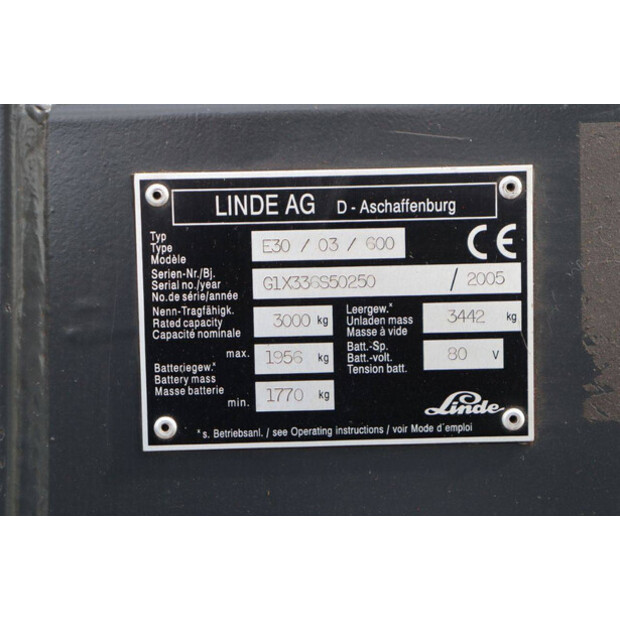 2005 Linde E30-03-600-47441588