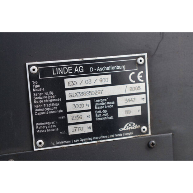 2005 Linde E30-03-600-47441807