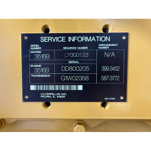 2026 Caterpillar 3516B-47443744