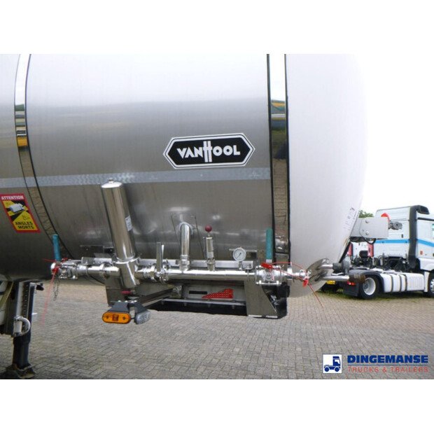 2014 Van Hool Food tank inox 36 m3 / 4 comp + pump-47444433