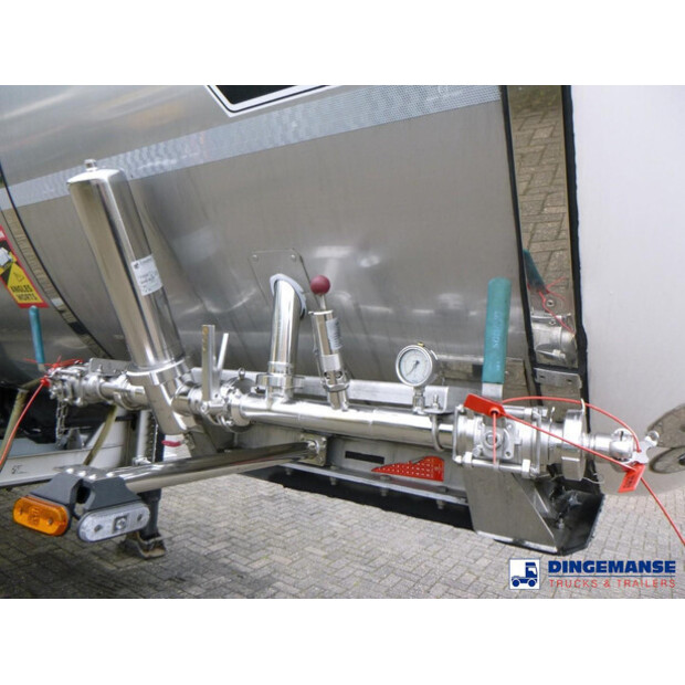 2014 Van Hool Food tank inox 36 m3 / 4 comp + pump-47444434