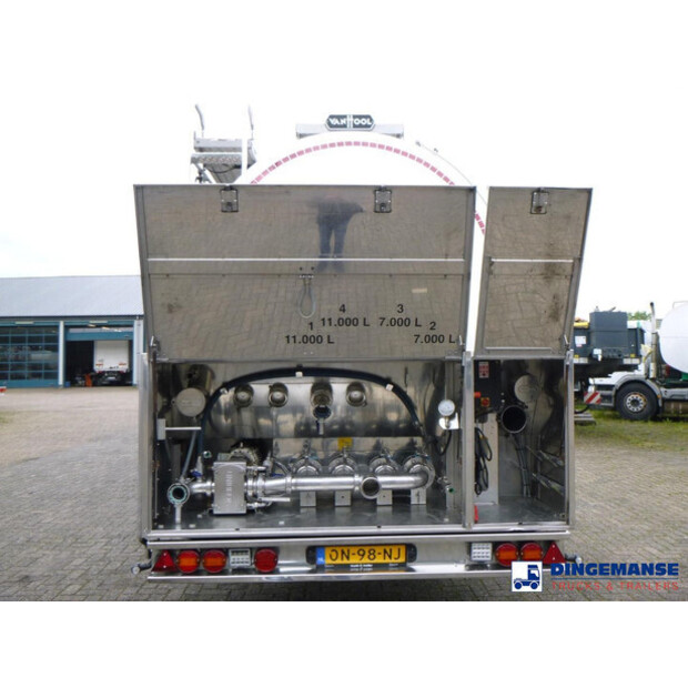 2014 Van Hool Food tank inox 36 m3 / 4 comp + pump-47444444