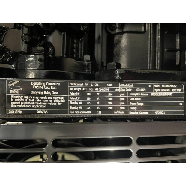 2026 CUMMINS 6BTAA5.9-G12-47465350