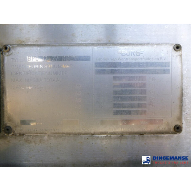 2007 بيرغ Food tank inox 37.5 m3 / 3 comp-47465515