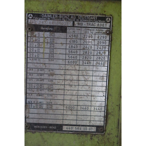 1980 MB TRAC 800-47467596