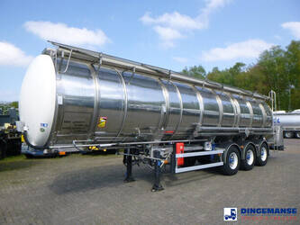 Image for Tanker Semi Trailers 2006 BURG Food tank inox 37.5 m3 / 3 comp for Sale in Germany