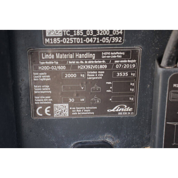 2019 ليندي H20D-02/600-47489410