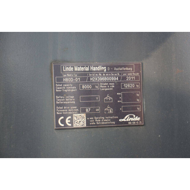2011 Linde H80D-01-47490233