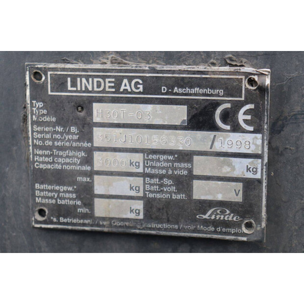 1998 Linde H30T-03-47491992
