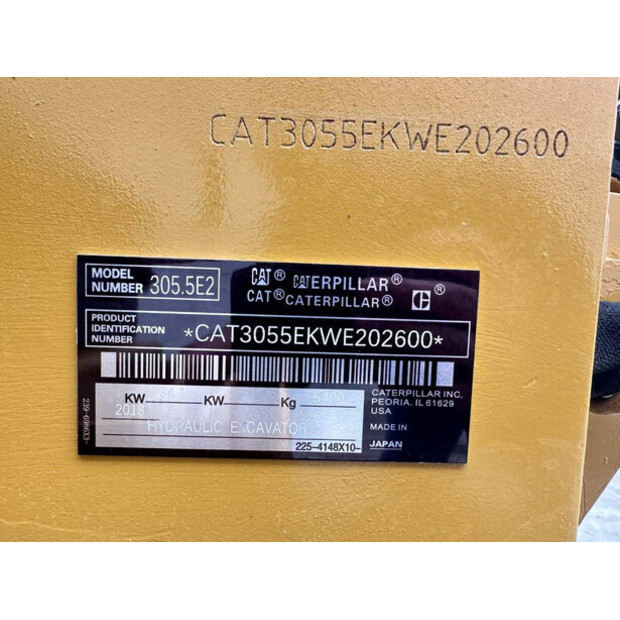 2018 Caterpillar 305.5E2-47495373