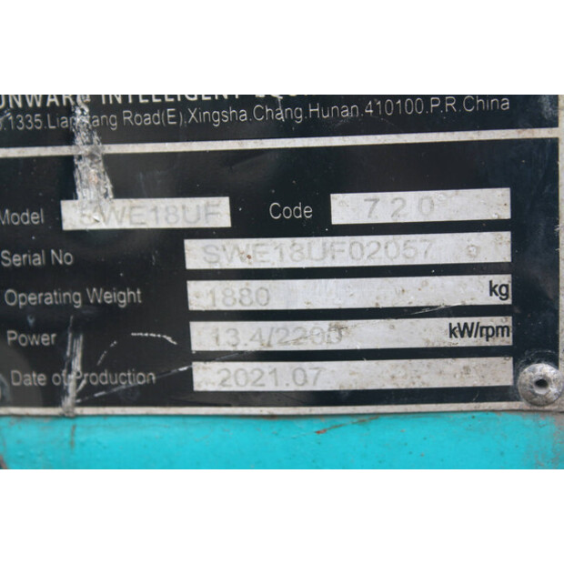 2021 Sunward SWE18UF-47495667