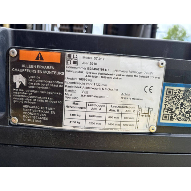 2010 Hyster S7.0FT-47497845
