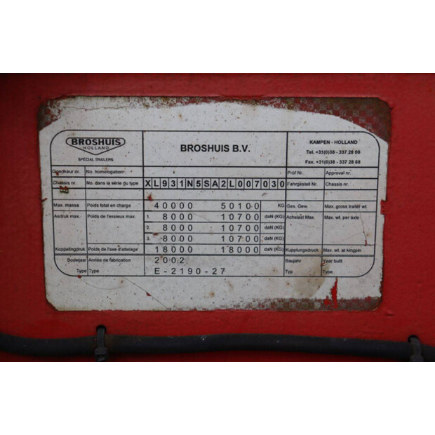 2002 Broshuis E-2190/27-47498613