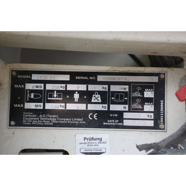 2015 JLG 1930ES-47513790
