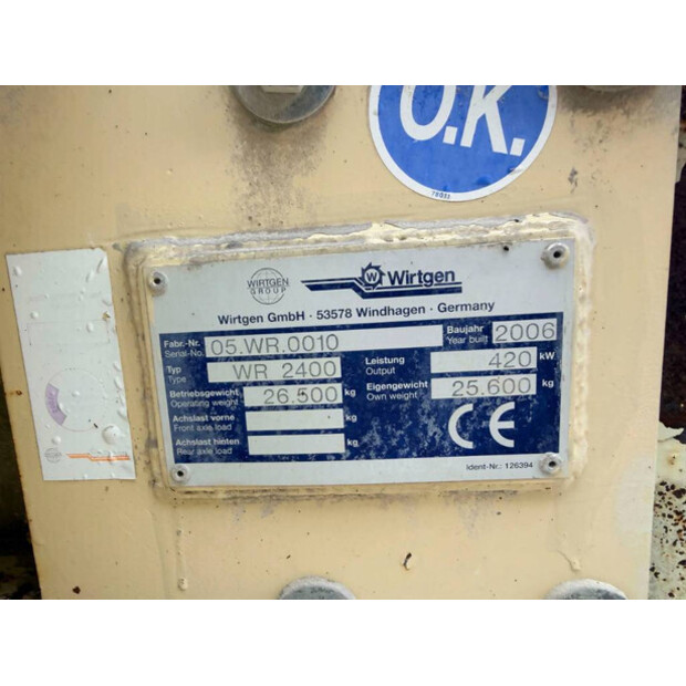 2006 Wirtgen WR2400-47514582