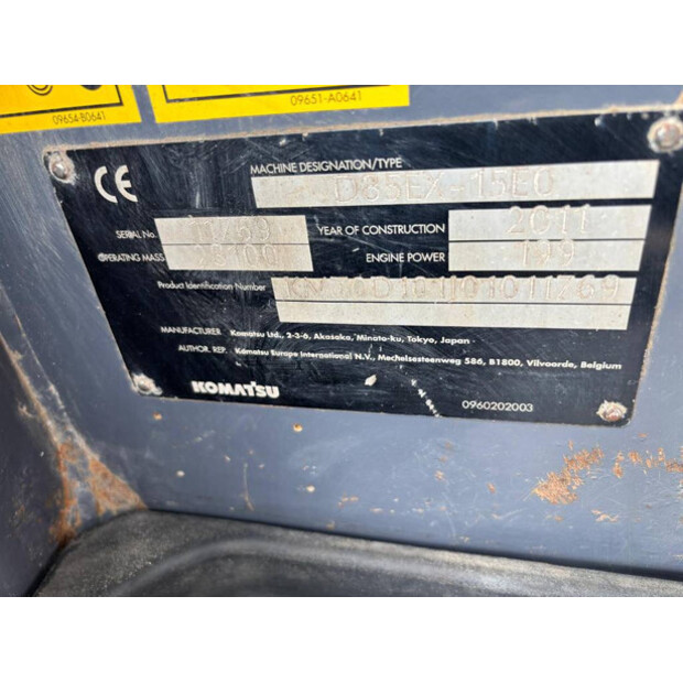 2011 Komatsu D85EX-15E0-47530346