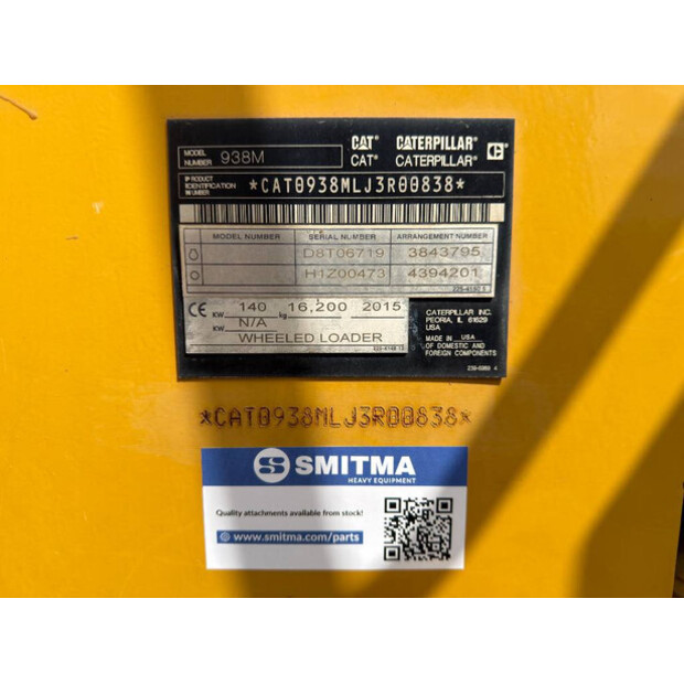 2015 Caterpillar 938M-47530764