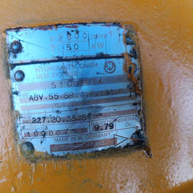 Hydraulic Pump Hydromatik Used Part No.: A8V.55.SR.4R-47545190