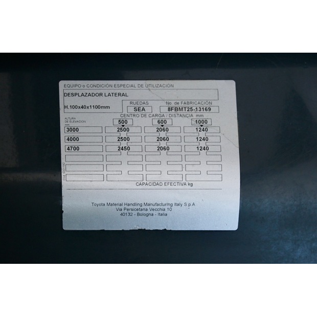 2019 Toyota 8FBMT25-47553957