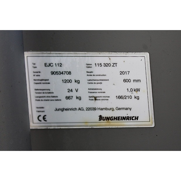 2017 Jungheinrich EJC 112 320 ZT-47587934