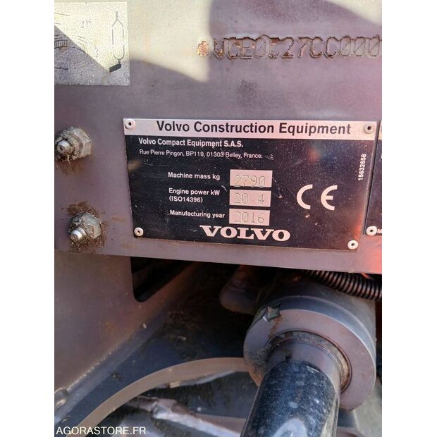 2016 Volvo EC27C-47594843