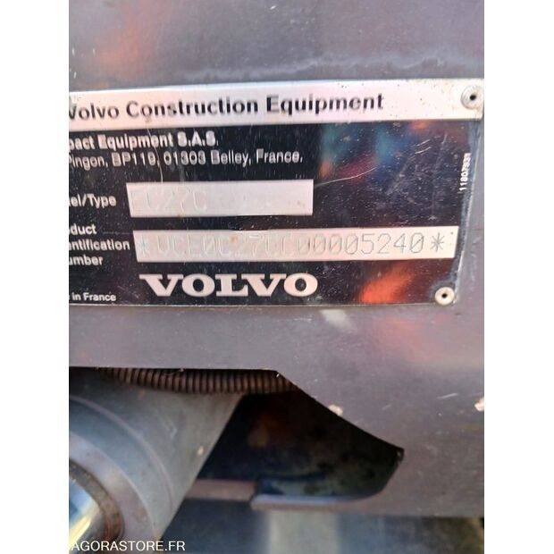 2016 Volvo EC27C-47594844