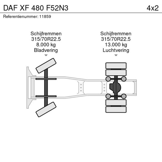 2022 DAF XF 480 FT-47600296