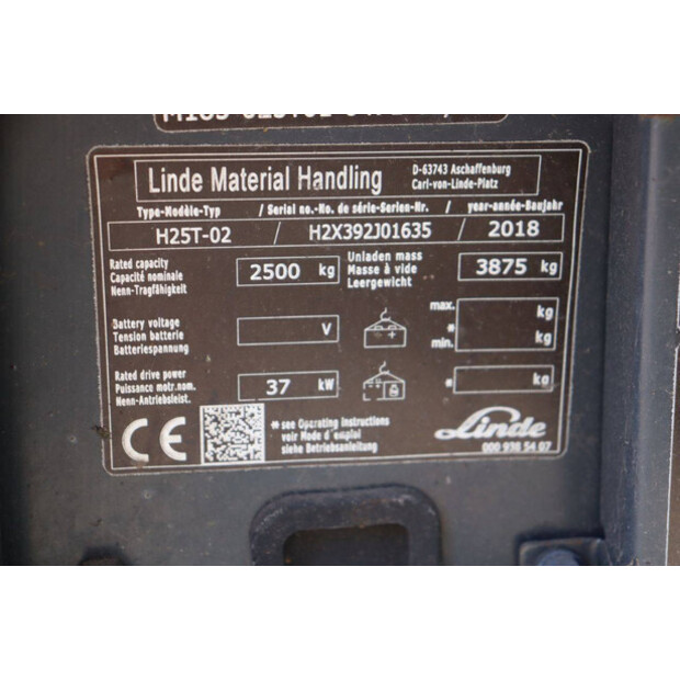 2018 Linde H25T-02-47617152