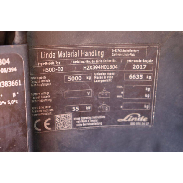 2017 Linde H50D-02-47617628