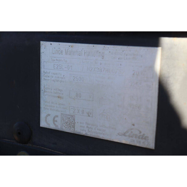 2017 Linde E25L-01-47617782