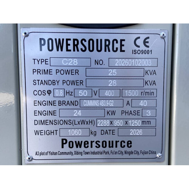 2026 CUMMINS 4B3.9-G2-47618941