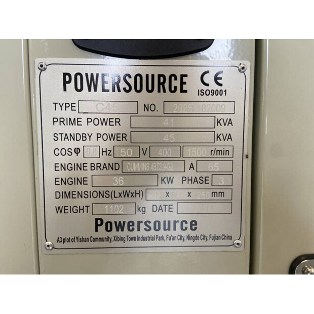 2026 CUMMINS 4BT3.9-G2-47619178