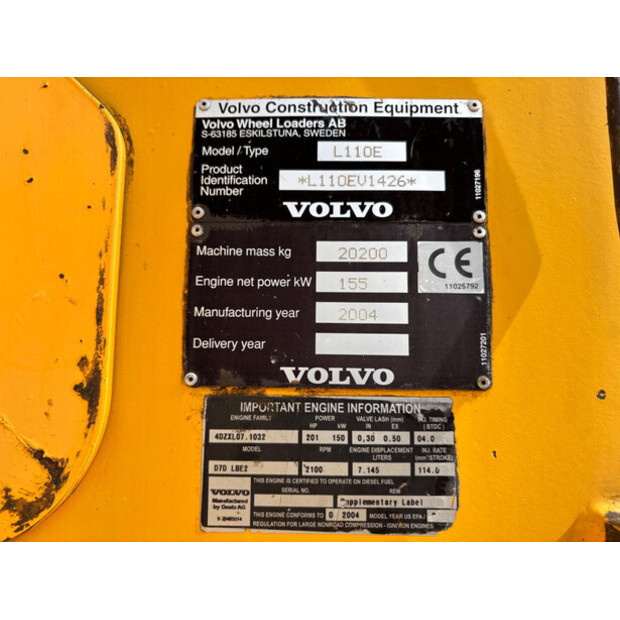 2004 Volvo L110E-47619246